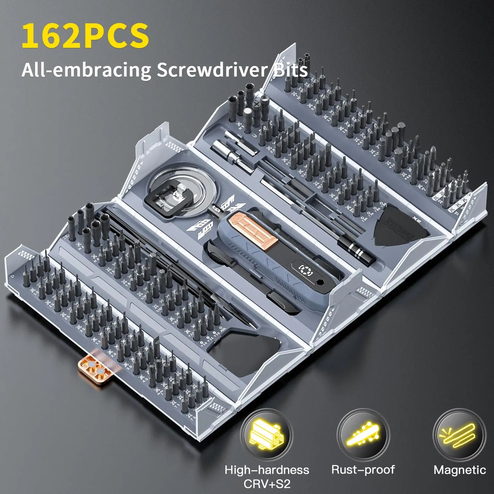 180-in-1 Precision Magnetic Screwdriver Set