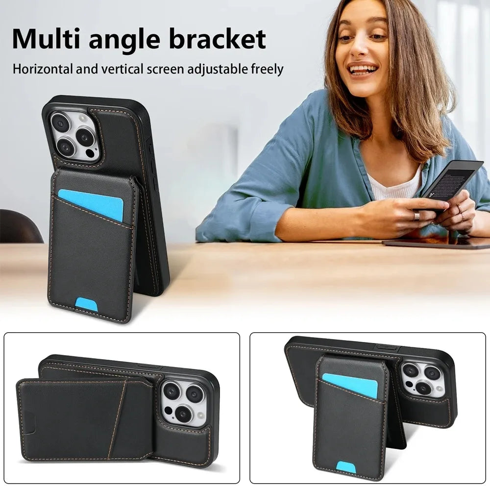 2 in 1 Detachable Card Pocket Magsafe Case – for iPhone 17 Series - Phone Cases & Covers