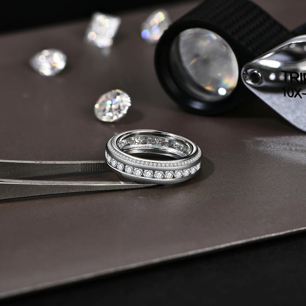 1.5CT Moissanite Wedding Ring