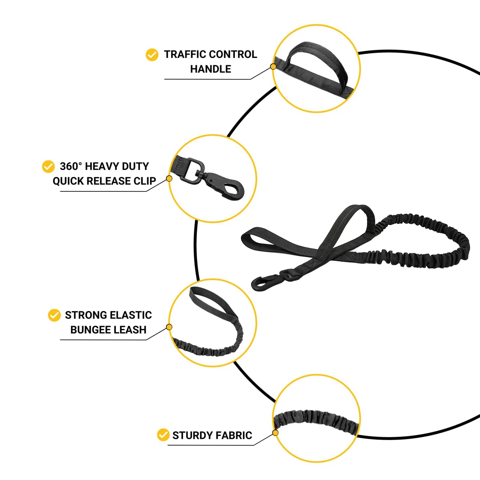 Tactical Dog Harness with MOLLE Pouches – Training Vest for Medium & Large Dogs, German Shepherd