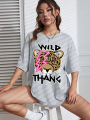 Wild Thang Print Womans Streetwear T-Shirt