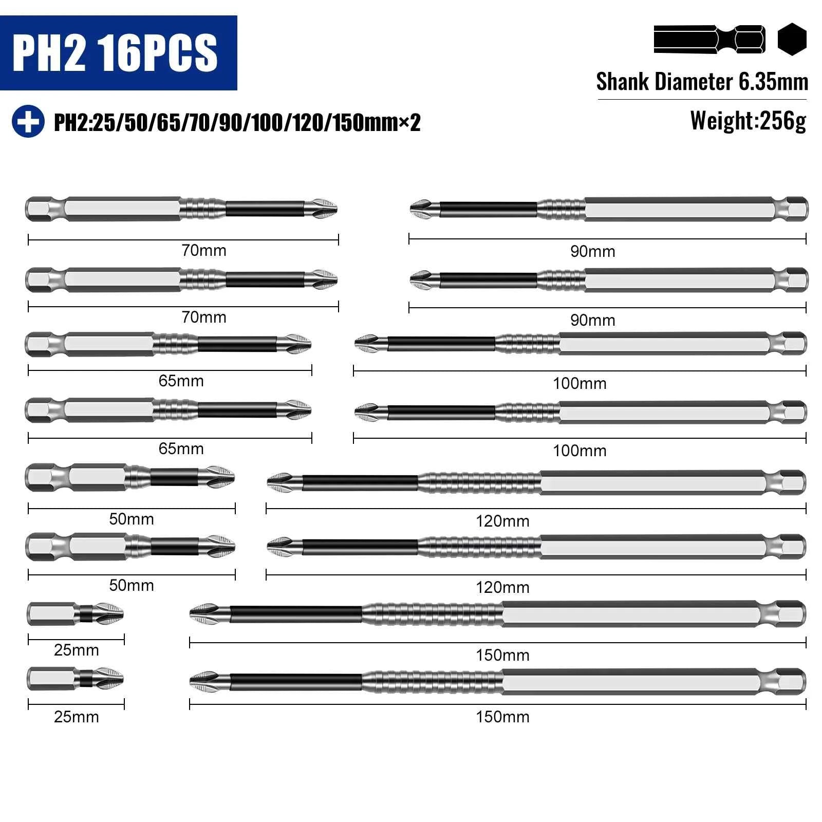 Professional Electrician Bit Set | S2 Steel Anti-Camout & Non-Slip Master Kit