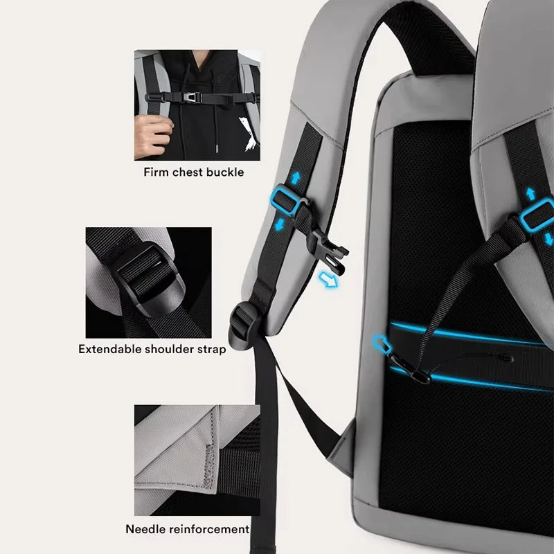 Men’s 17.3” Laptop Hard Shell Backpack
