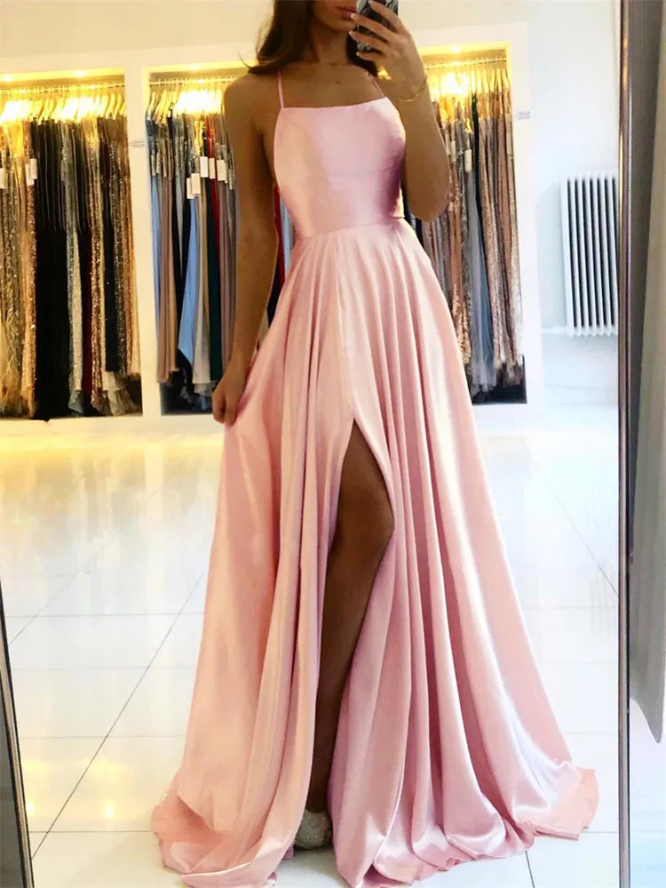 Satin Maxi Dress by Snagg A Dress