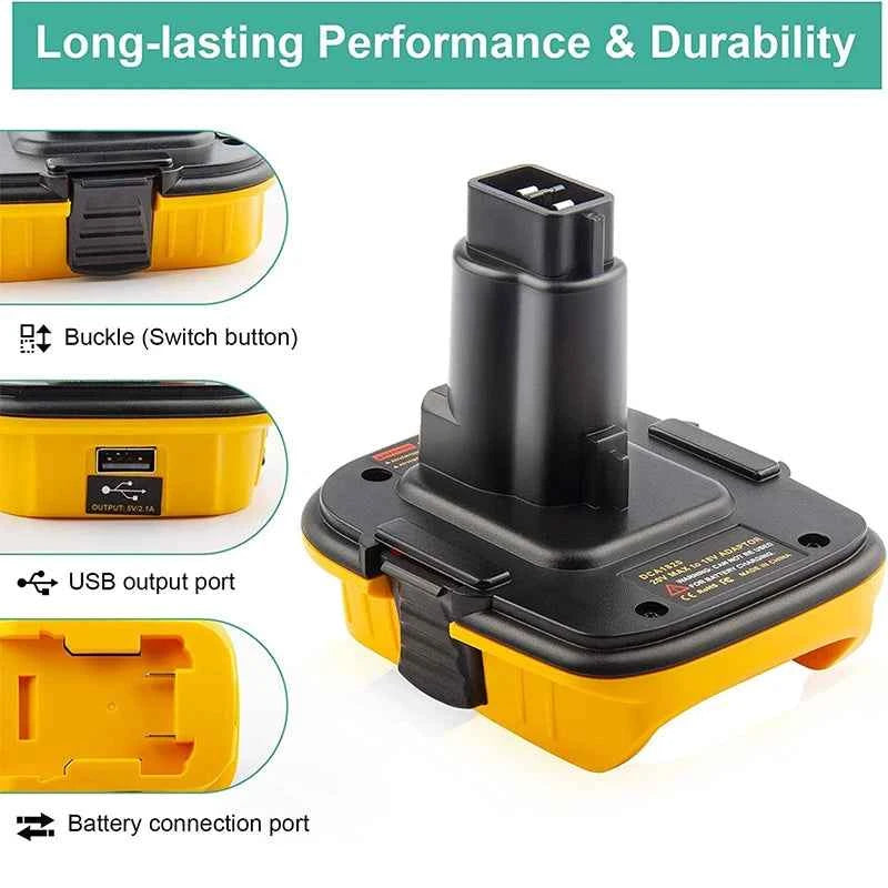 DCA1820 battery adapter for DeWalt 20V batteries to 18V tools – image 4