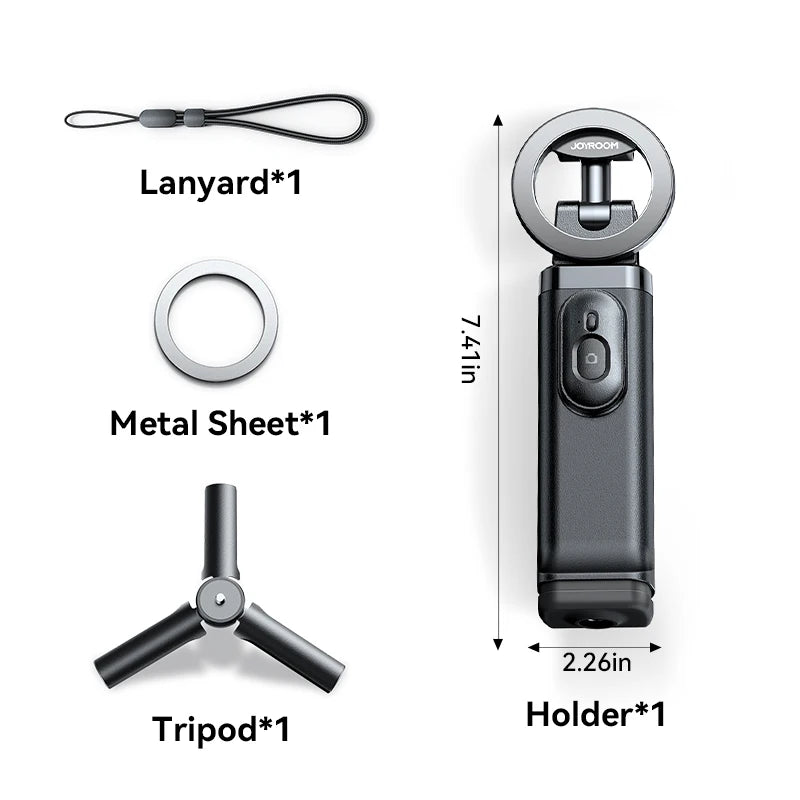 Phone Holder Magnetic Selfie Stick by Snagg A Tripod