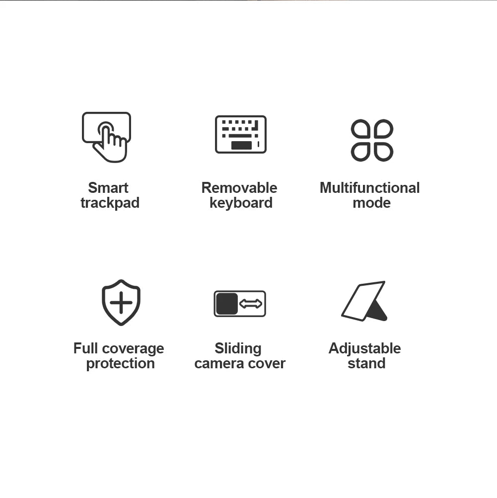 Magic Keyboard With Lens Protection For iPad Series by Snagg A Wireless Keyboard