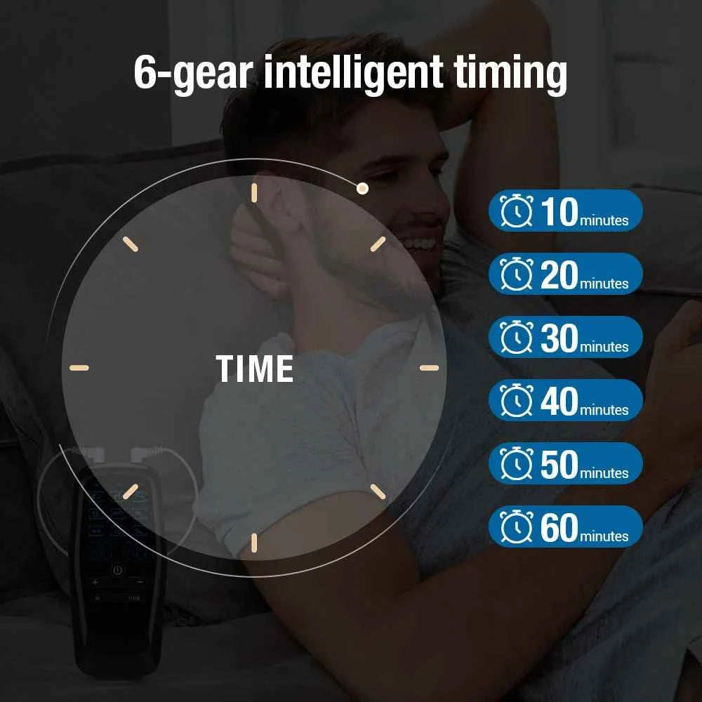 EMS & TENS Pulse Massager – 30 Level Muscle Stimulator for Full Body Relief