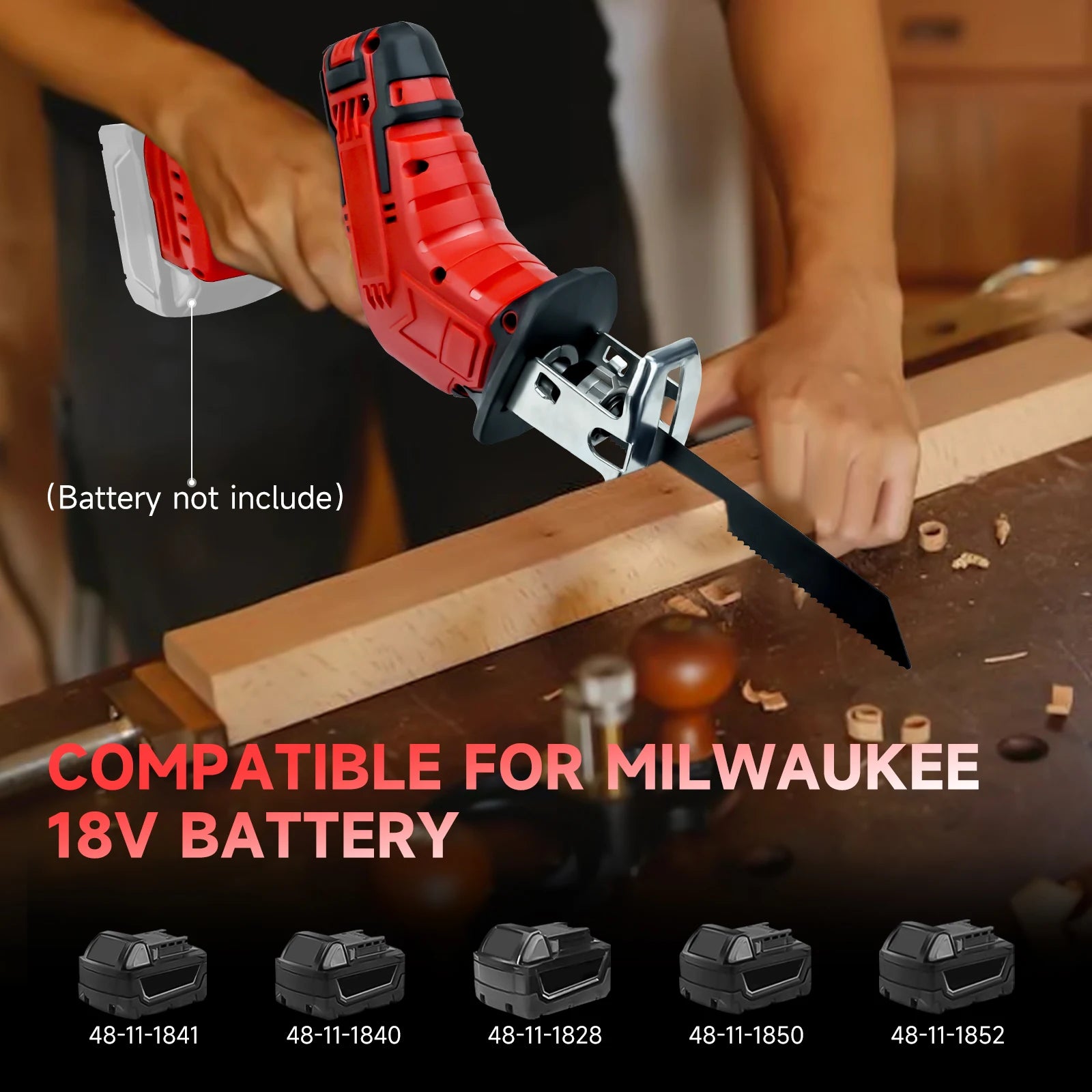 18V Cordless Reciprocating Saw