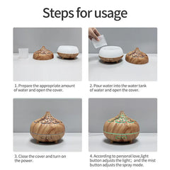 500ml Ultrasonic Aroma Diffuser & Air Humidifier by Snagg A Diffuser