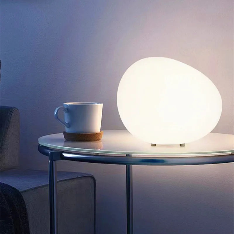 Modern Cobblestone Minimalist LED Night Light by Snagg A Table Lamp
