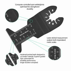 81pcs Oscillating Multitool Saw Blades Set | Quick-Change Universal Fit for Major Tool Brands