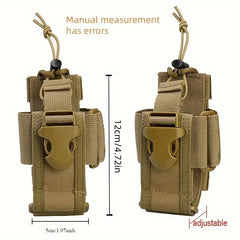 Universal Nylon Two-Way Radio Carry Case – Belt-Mounted Utility Pouch