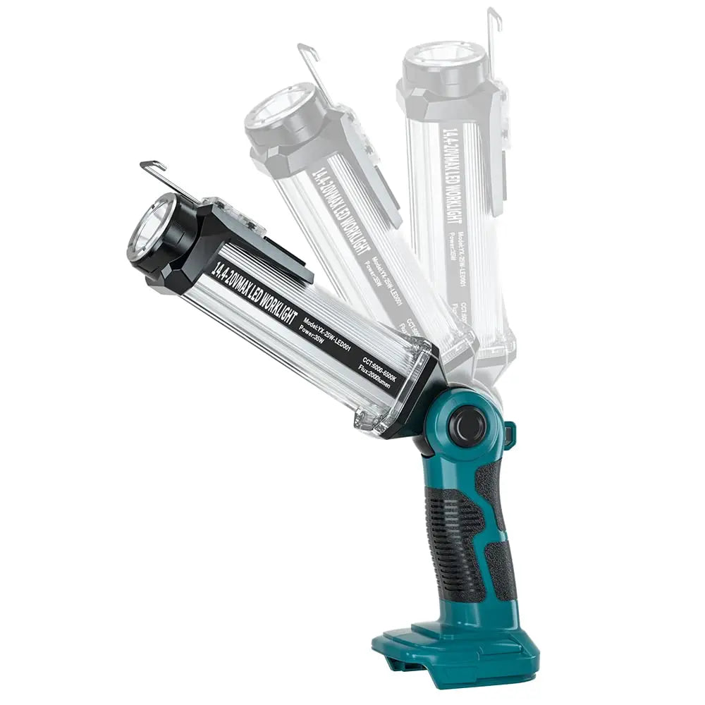 2000LM LED Work Light for Makita 18V Lithium Battery - Spotlight