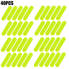 10-80PCS Helmet Safety Warning Reflective Stickers Strip by Snagg A Reflective Stickers