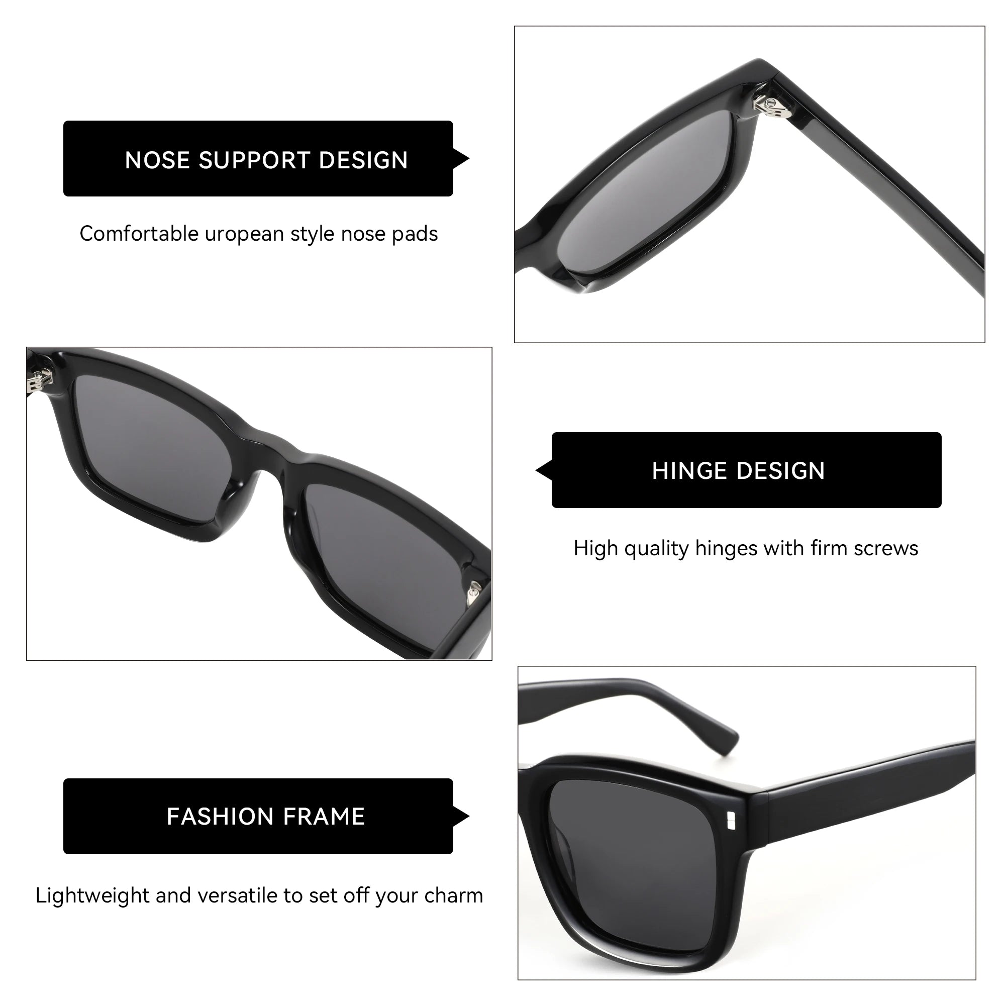 Handmade Acetate Polarized Sunglasses by Snagg It Sunglasses