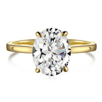 3ct Oval Moissanite Ring - SnaggIt