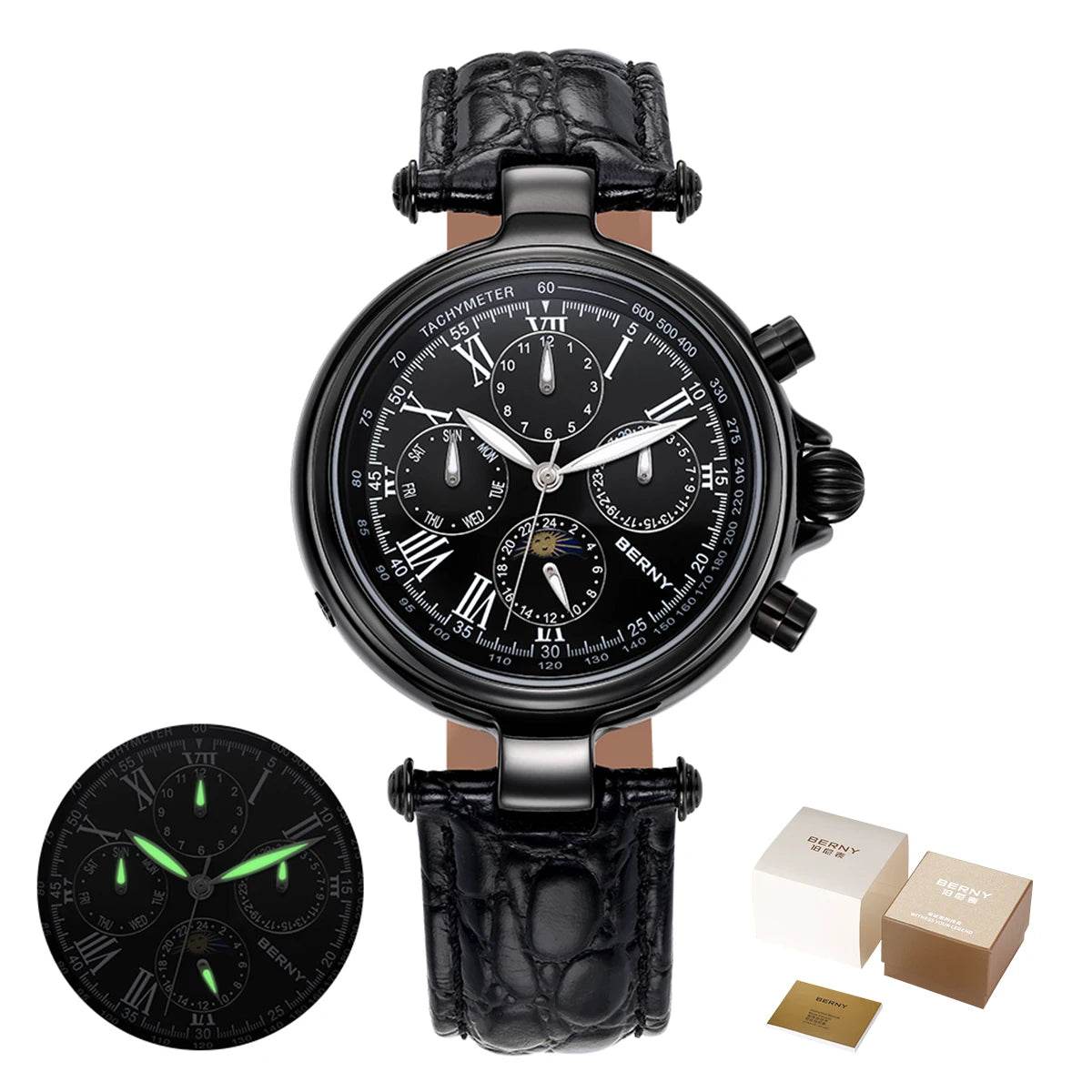 BERNY Retro Automatic Watch - SnaggIt