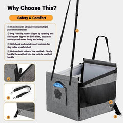 Car Pet Seat Travel Basket - SnaggIt