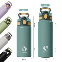 High Performance 700 ML Insulated Sports Flask | Rapid Hydration Straw & All Day Cooling