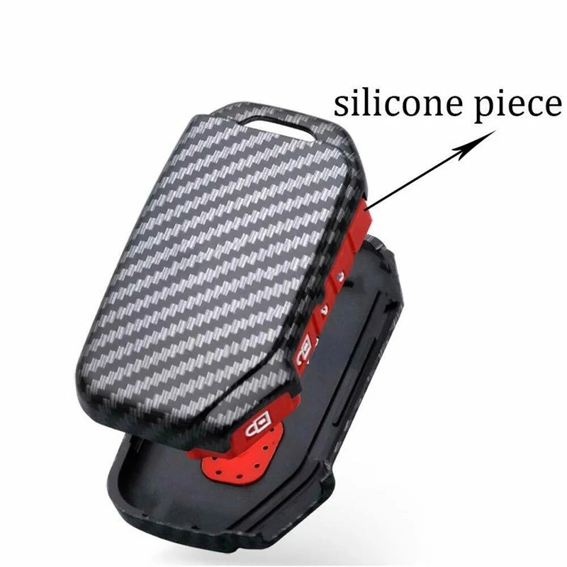 5 Bottons Carbon Fiber ABS Car Key Cover by Snagg A Key Cover
