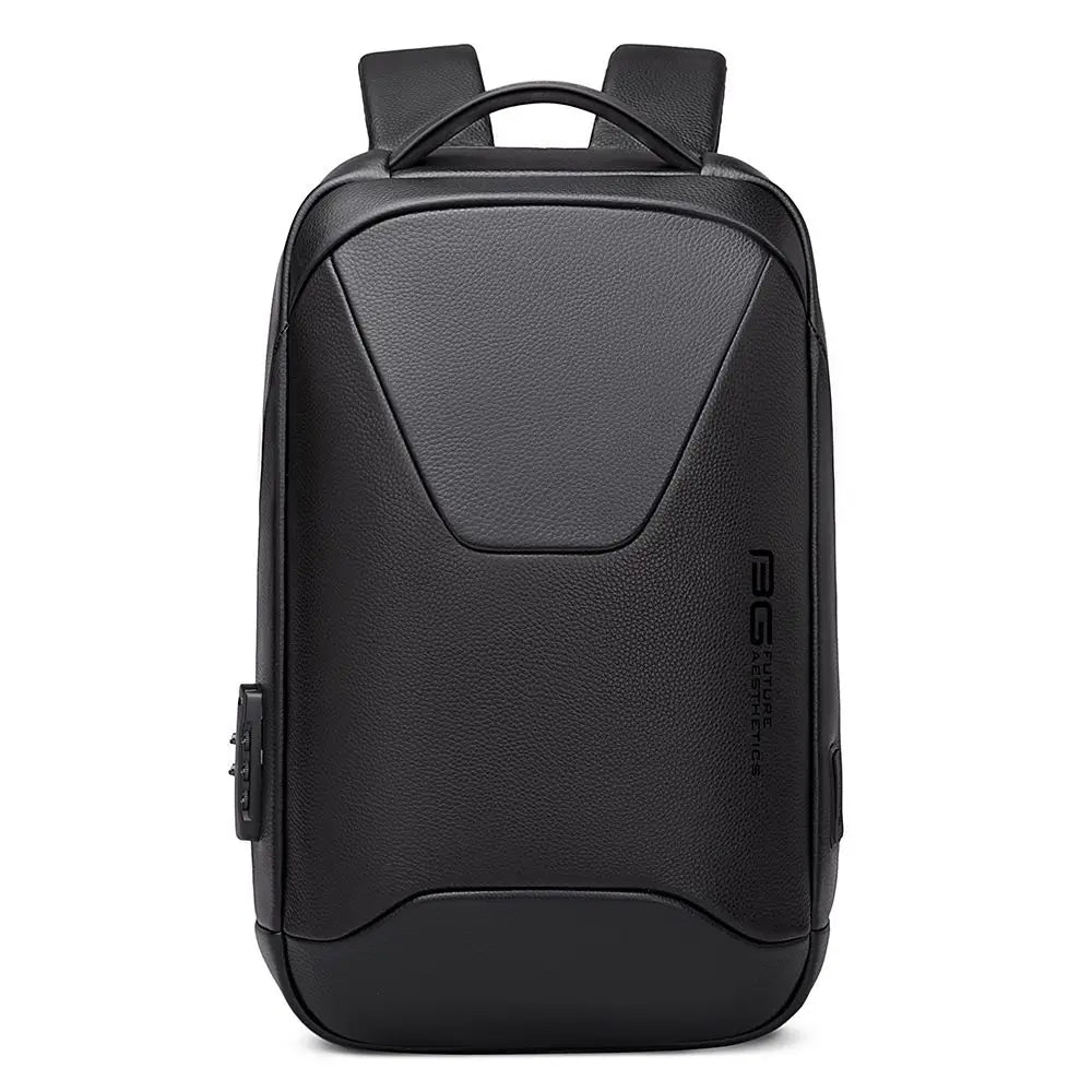 Leather Anti-Theft Waterproof Backpack by Snagg A Backpack