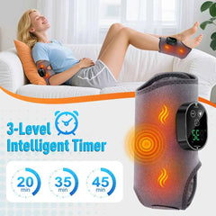 Electric Heating & Vibration Foot Massager – Adjustable Ankle & Joint Therapy Wrap