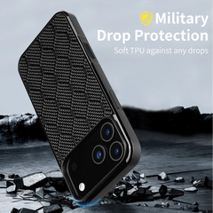 Magnetic Forged Carbon Fiber Honeycomb Case for iPhone Series by Snagg A Phone Case