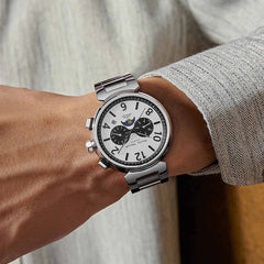 Automatic Mechanical Moon Phase Watch – Sapphire Crystal | Business & Casual | Multi Function Water Resistant