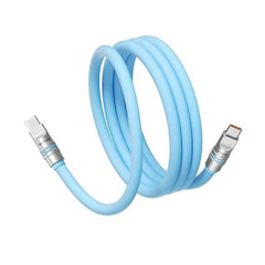 USB-C 240W PD Fast Charging Cable | Soft Liquid Silicone 1.2M/2M for iPhone Laptop Tablets Earphones