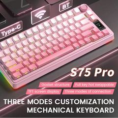 75% Wireless Mechanical Keyboard - 4000mAh Battery by Snagg A Keyboard