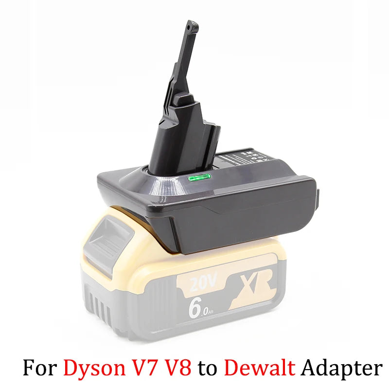 Dyson V6 V7 V8 battery adapter for 18V tool batteries – image 9
