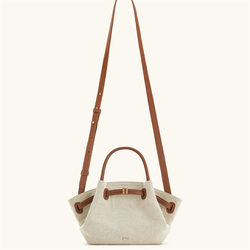 2025 Canvas & Vegan Leather Bag