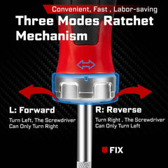 12-in-1 Magnetic Ratcheting Screwdriver - SnaggIt