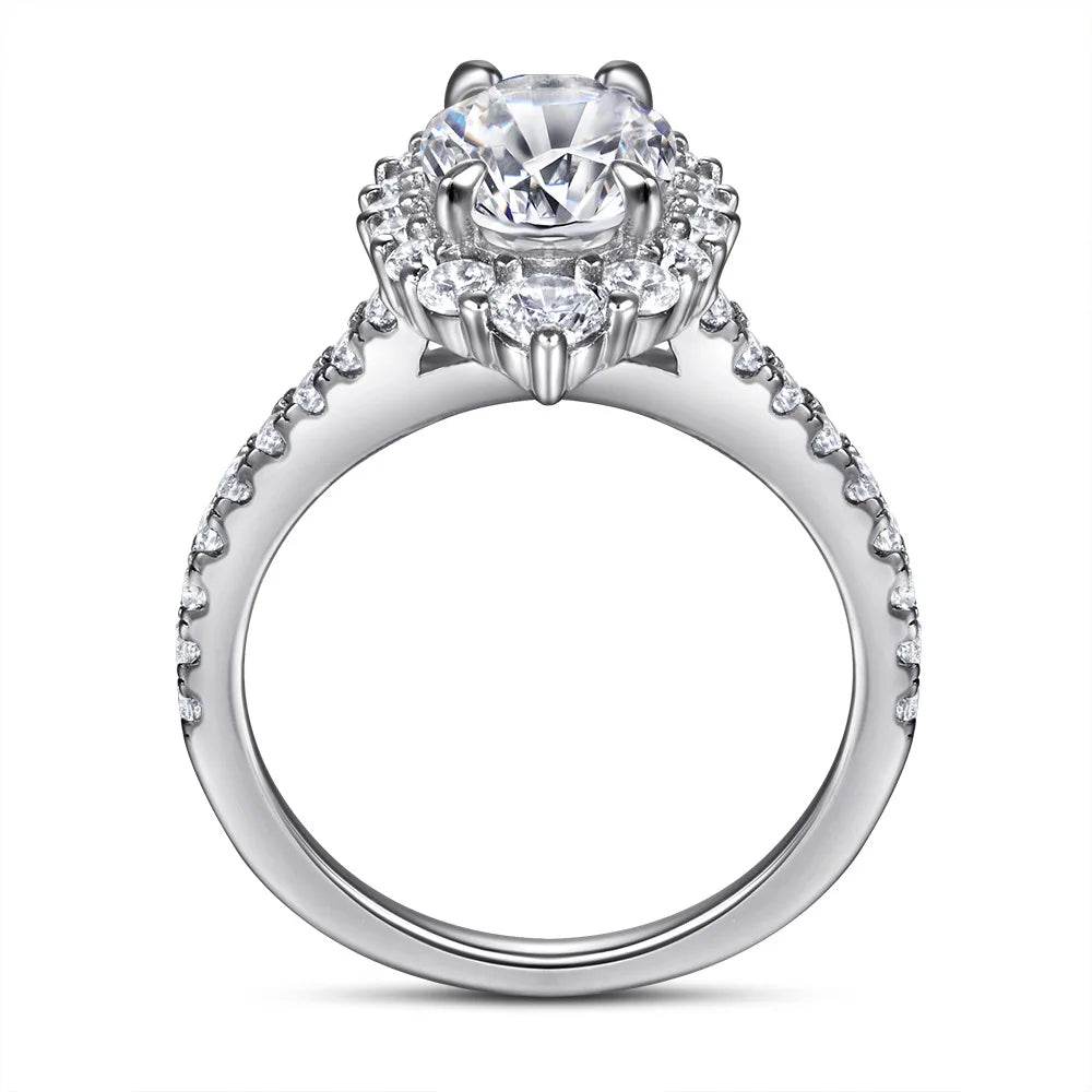 2.5ct Oval Moissanite Ring - SnaggIt