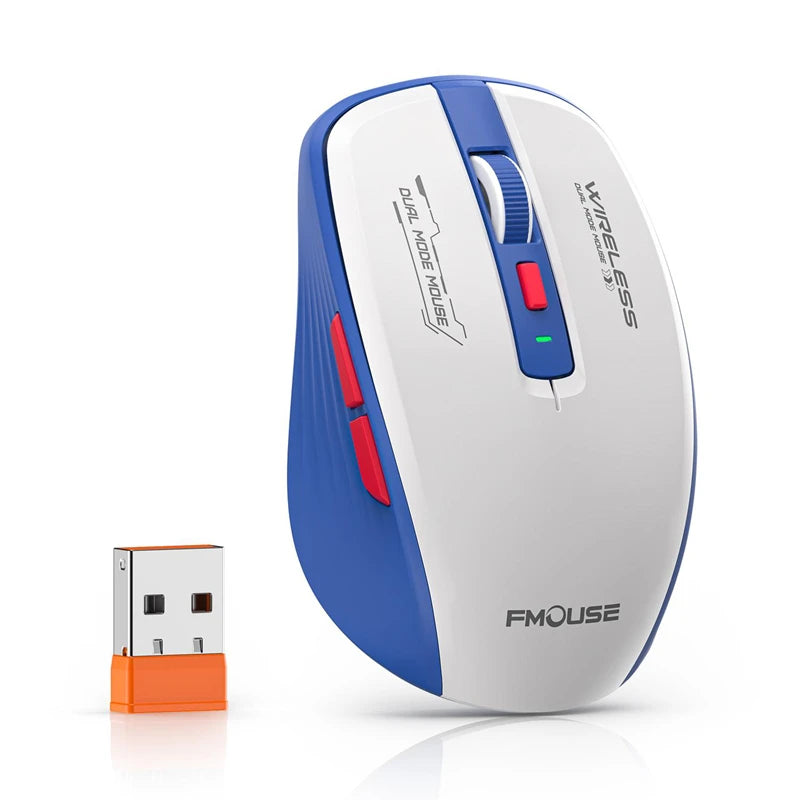 Dual Mode Wireless Mouse – Bluetooth & 2.4G Connection for PC & Tablet by Snagg A Gaming Mouse