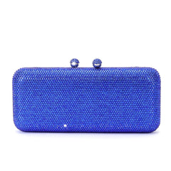 Italy-Inspired Crystal Diamond Evening Clutch by Snagg It Purses