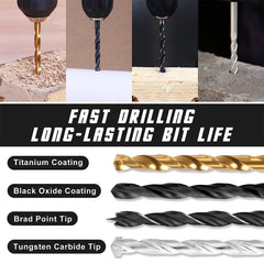 246pcs HSS Drill Bit & Tool Set