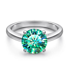 1–3ct Teal Moissanite Ring - SnaggIt