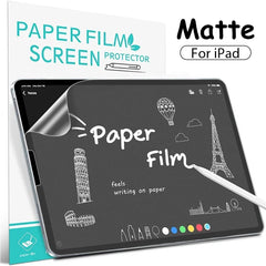 Paper Like Matte Screen Protector Film for iPad – Writing & Drawing PE Soft Film (No Glass)