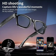 W610 AI Smart Glasses – 8MP HD Camera with 100+ Language Translation