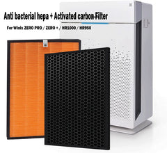 Anti Bacterial H13 HEPA & Activated Carbon Filter Set | Compatible with Winix ZERO PRO / ZERO+