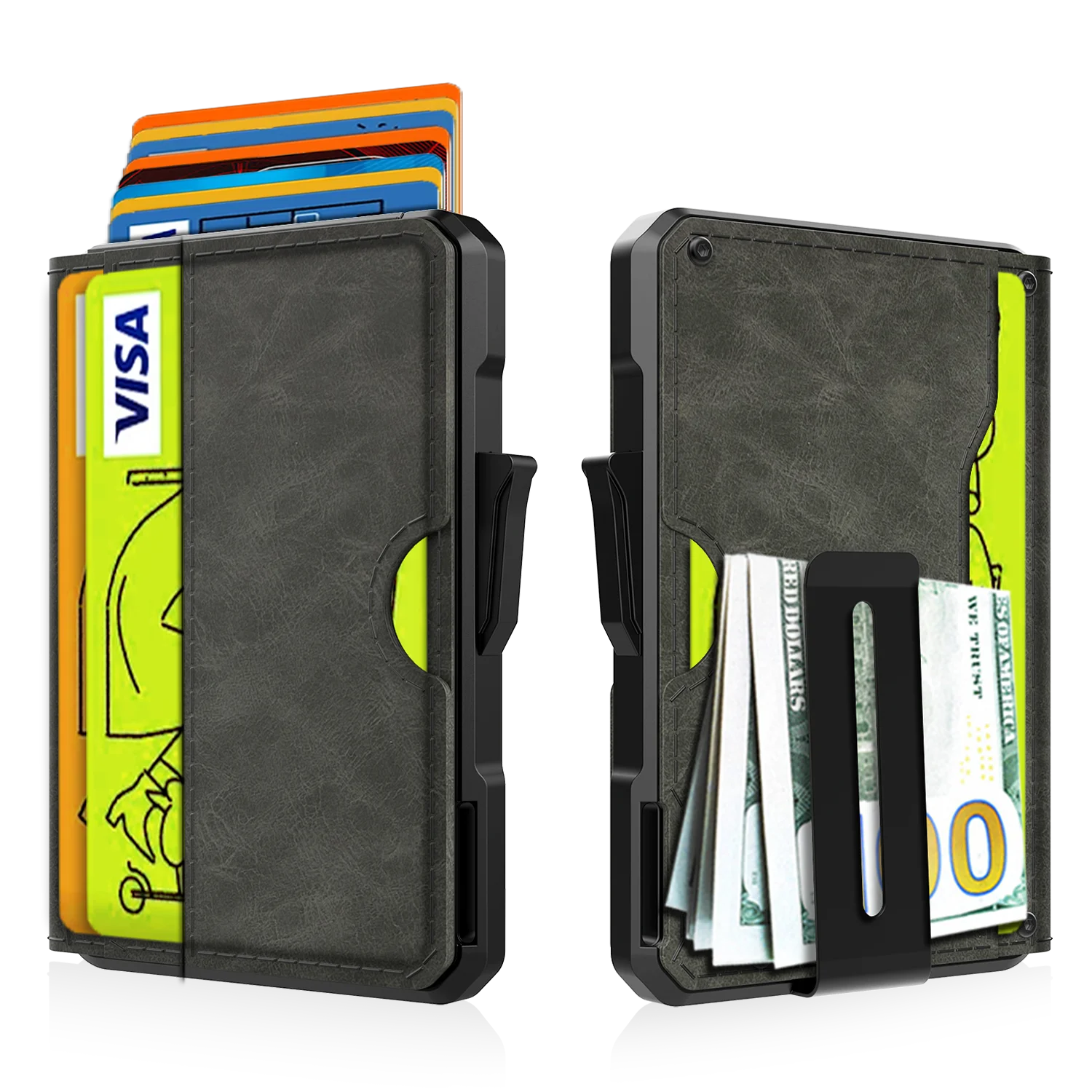 Slim RFID Wallet with Money Clip by Snagg It Wallet