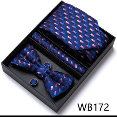 Men’s Luxury Tie & Bow Set - WB172 - Others In Fashion