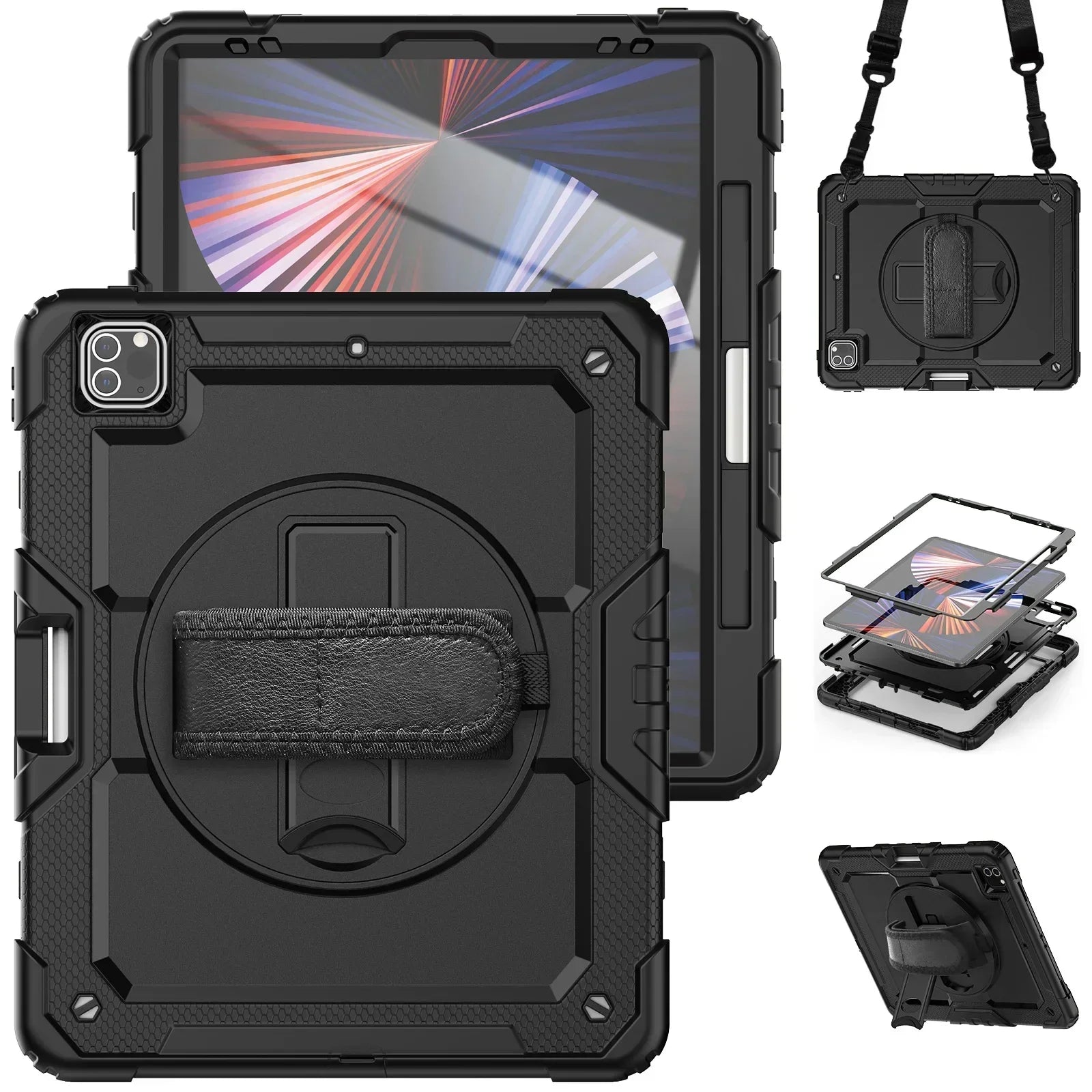 360 Rotation Kids Stand Tablet Case for IPad Series by Snagg An iPad Case