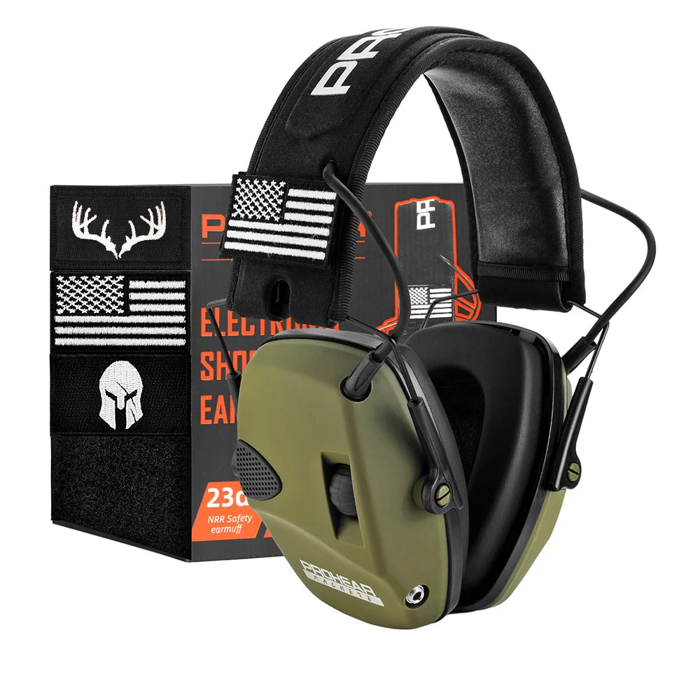 Tactical Earmuff Electronic Anti-noise Headphone by Snagg A Safety Headphones