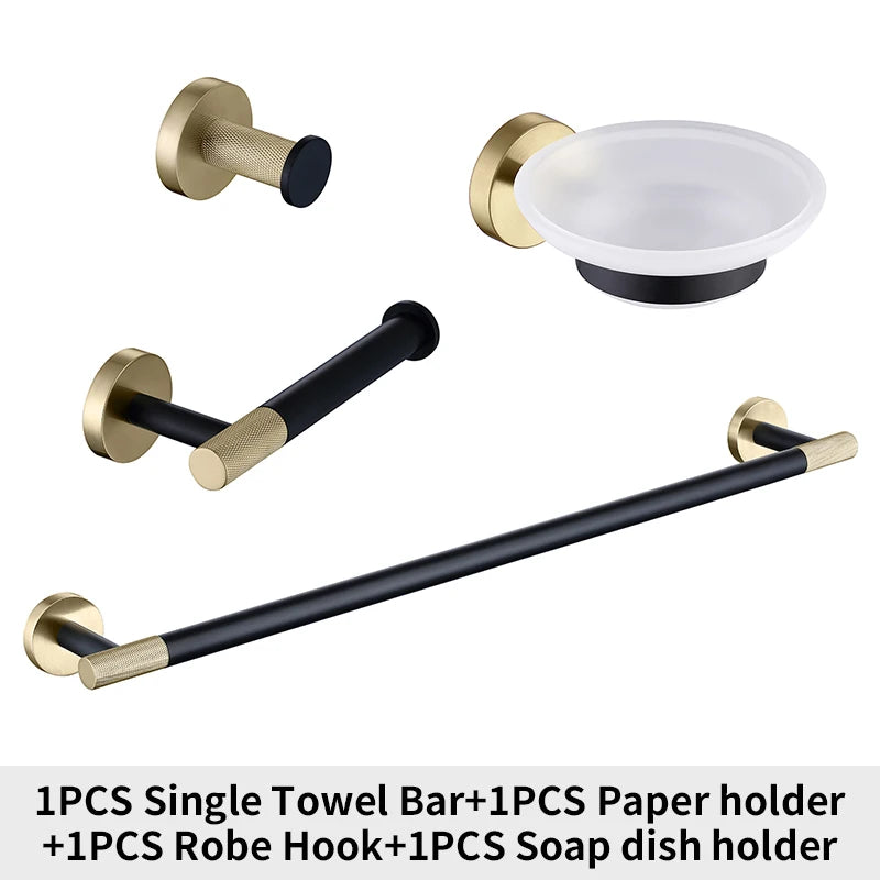 Stainless Steel Bathroom Hardware Set by Snagg A Rack