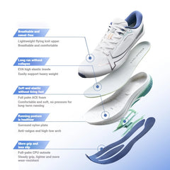 Men’s Long-Distance Running Shoes – Lightweight, Cushioned, Anti-Slip