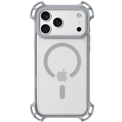 Shockproof Bumper Clear Case - For Magsafe iPhone 14 Series - Gray / Plus - Phone Cases & Covers