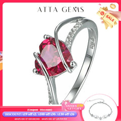 2.5ct Heart-Shaped Ruby Ring